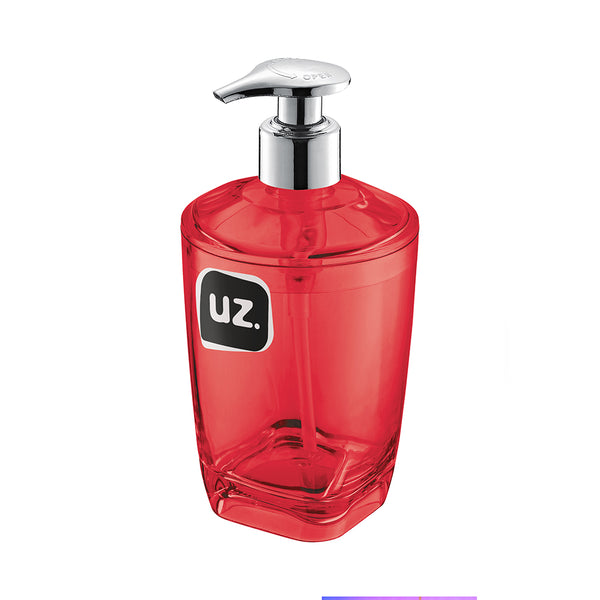 Set baño 4 piezas organizador UZ Utilidades rojo