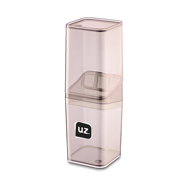 Set baño 5 piezas UZ organizador baño rosa moderno